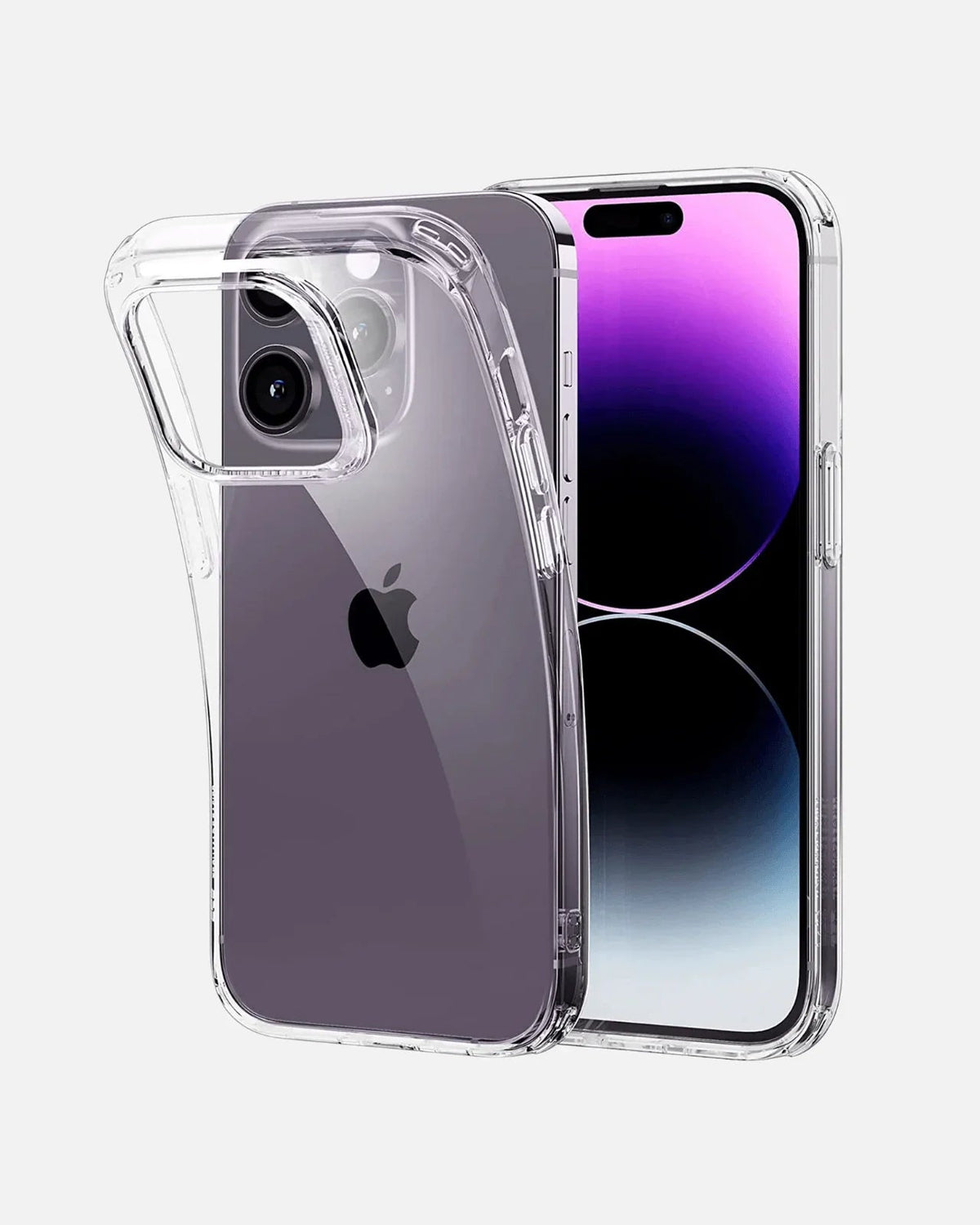 Slim Shockproof Case β iPhone 14 Pro Max / 15 Pro Max β Clear β Anti-Yellow & Wireless Charging Compatible