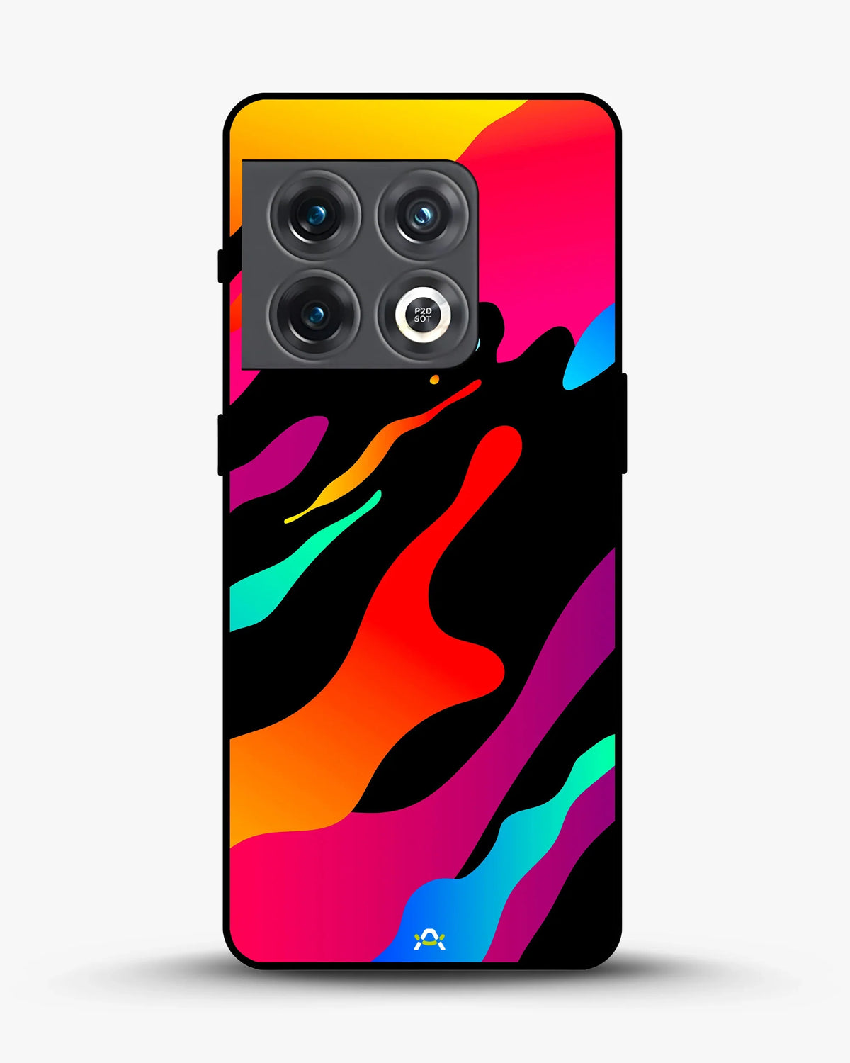 Abstract Fluid Splash Phone Case - Vibrant Multicolor Print for iPhone, Samsung, Pixel, OnePlus & Vivo