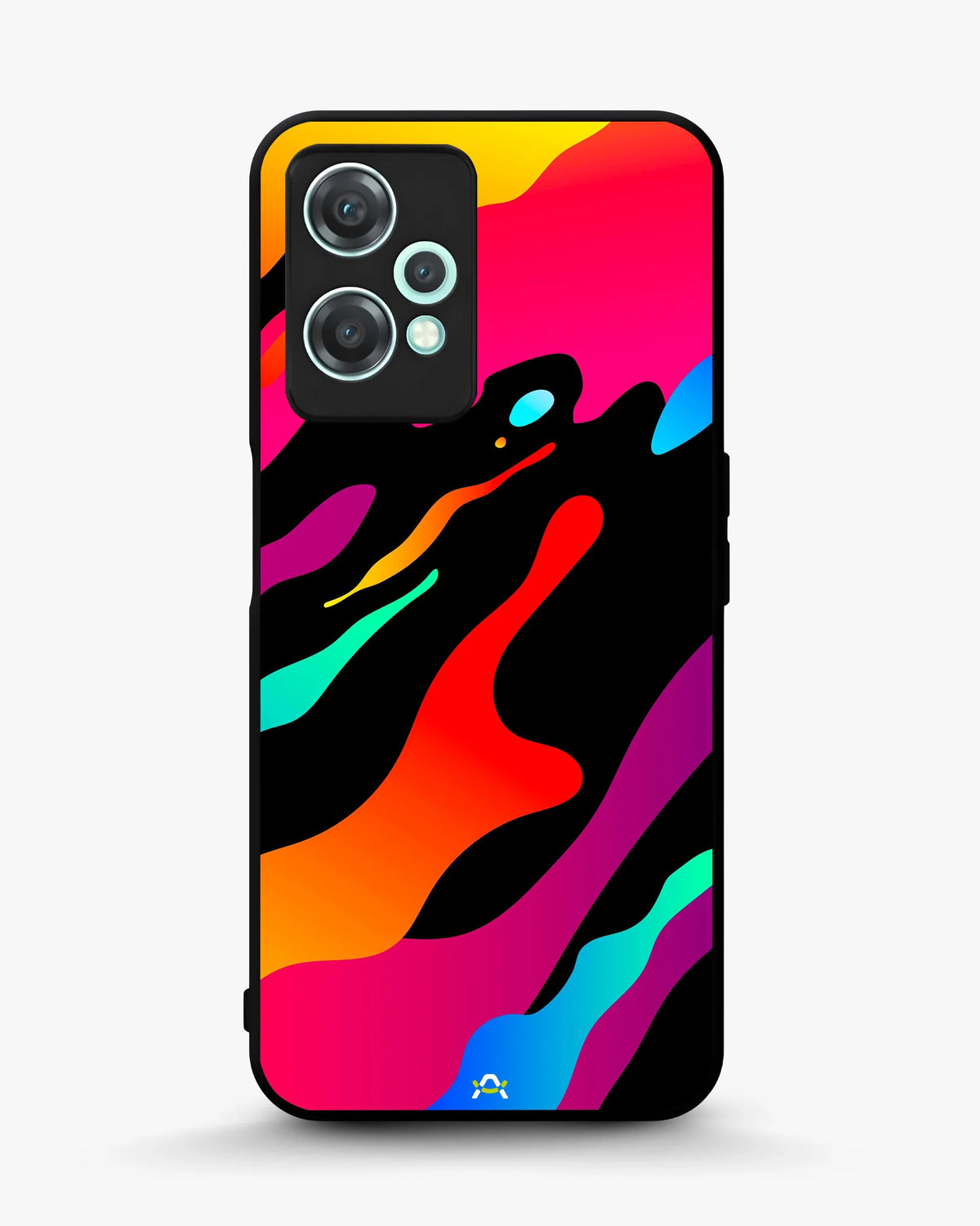 Abstract Fluid Splash Phone Case - Vibrant Multicolor Print for iPhone, Samsung, Pixel, OnePlus & Vivo