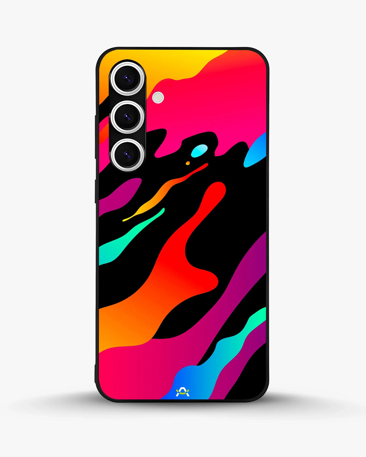 Abstract Fluid Splash Phone Case - Vibrant Multicolor Print for iPhone, Samsung, Pixel, OnePlus & Vivo