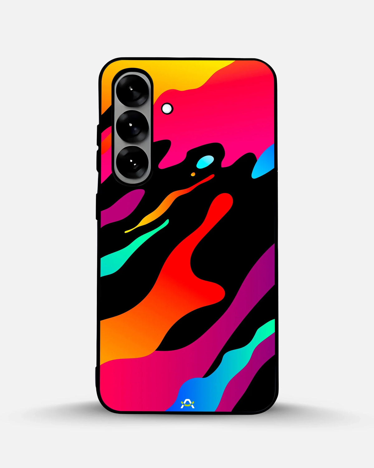 Abstract Fluid Splash Phone Case - Vibrant Multicolor Print for iPhone, Samsung, Pixel, OnePlus & Vivo