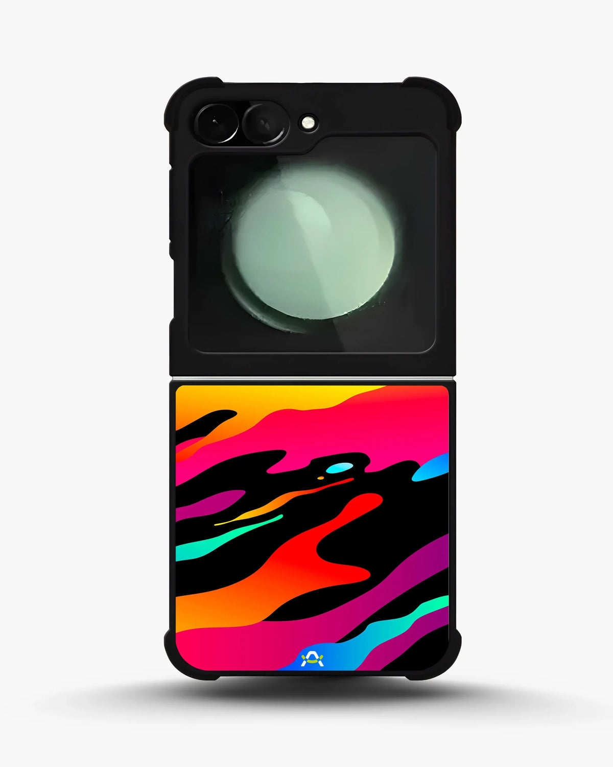 Abstract Fluid Splash Phone Case - Vibrant Multicolor Print for iPhone, Samsung, Pixel, OnePlus & Vivo