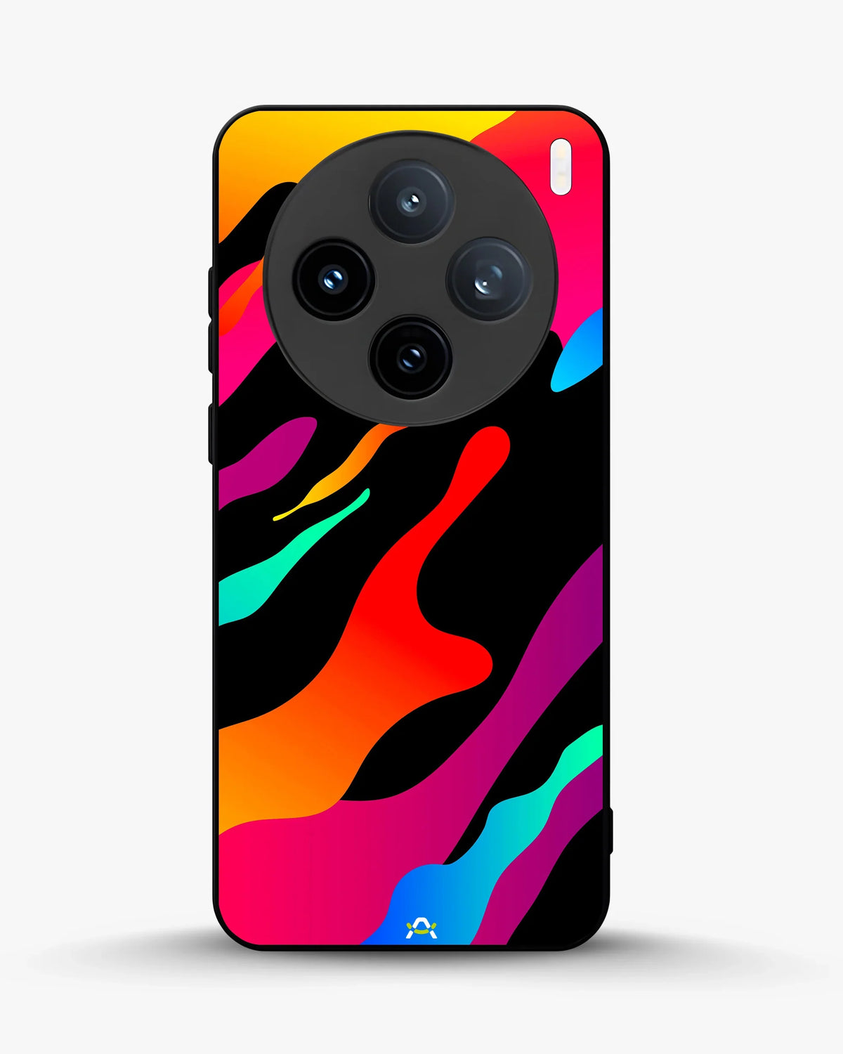 Abstract Fluid Splash Phone Case - Vibrant Multicolor Print for iPhone, Samsung, Pixel, OnePlus & Vivo
