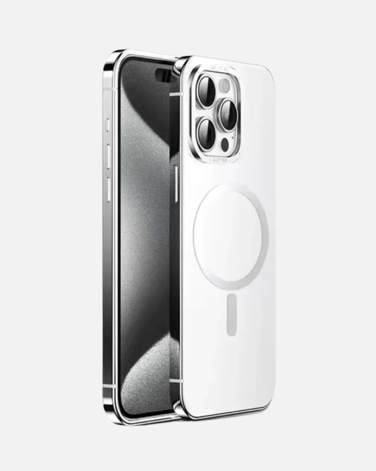 Stainless Steel Frame - MagSafe Case for iPhone 15 Pro & Pro Max