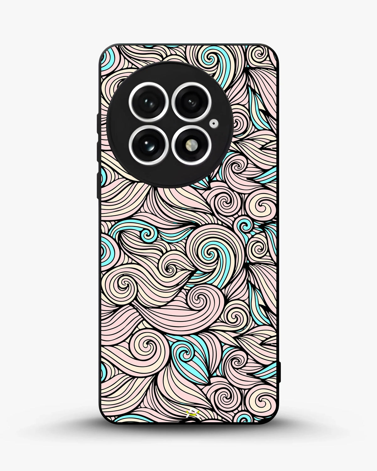 Swirl Pattern Phone Case - Dreamy Pink & Blue Print for iPhone, Samsung, Pixel, OnePlus & Vivo