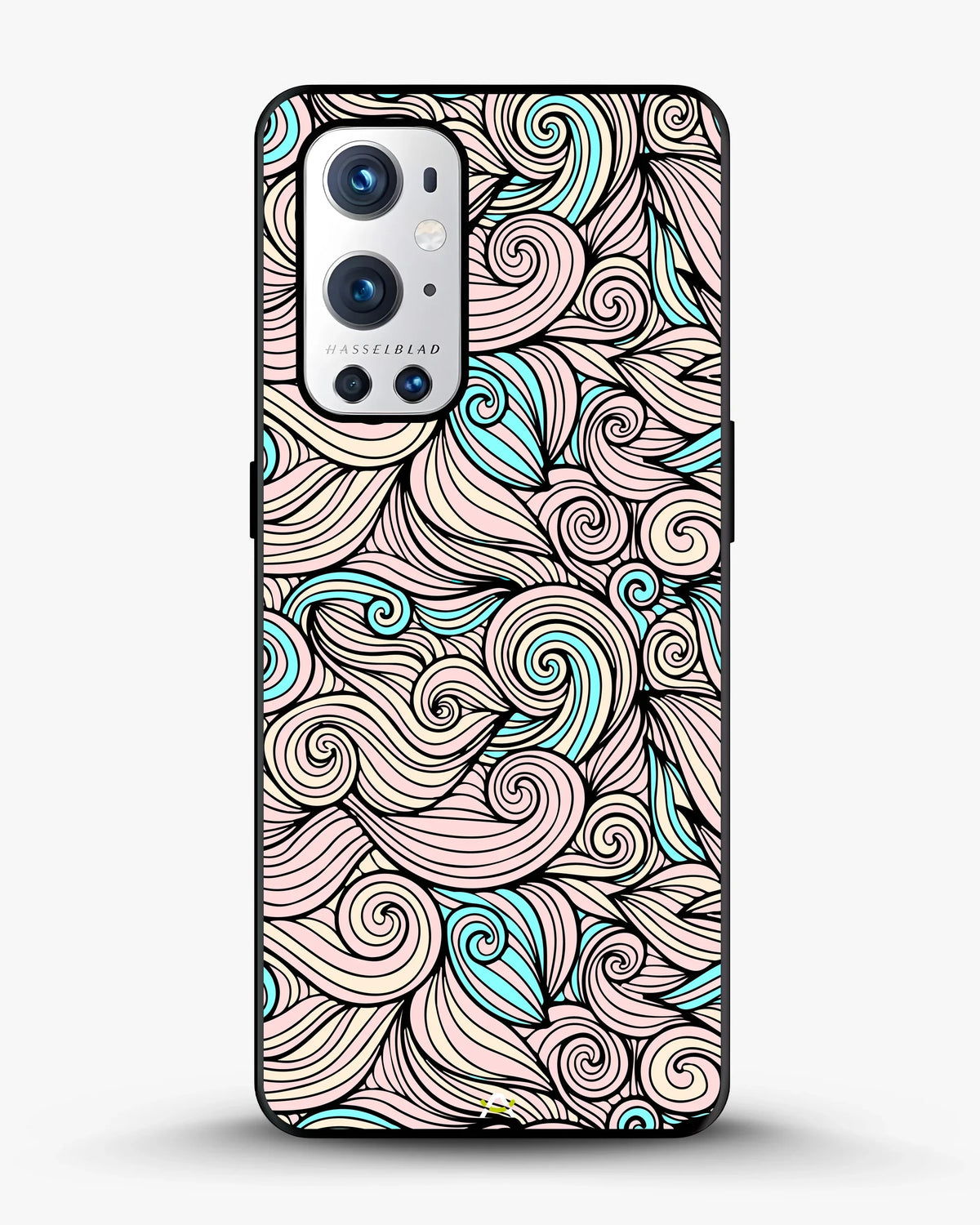 Swirl Pattern Phone Case - Dreamy Pink & Blue Print for iPhone, Samsung, Pixel, OnePlus & Vivo