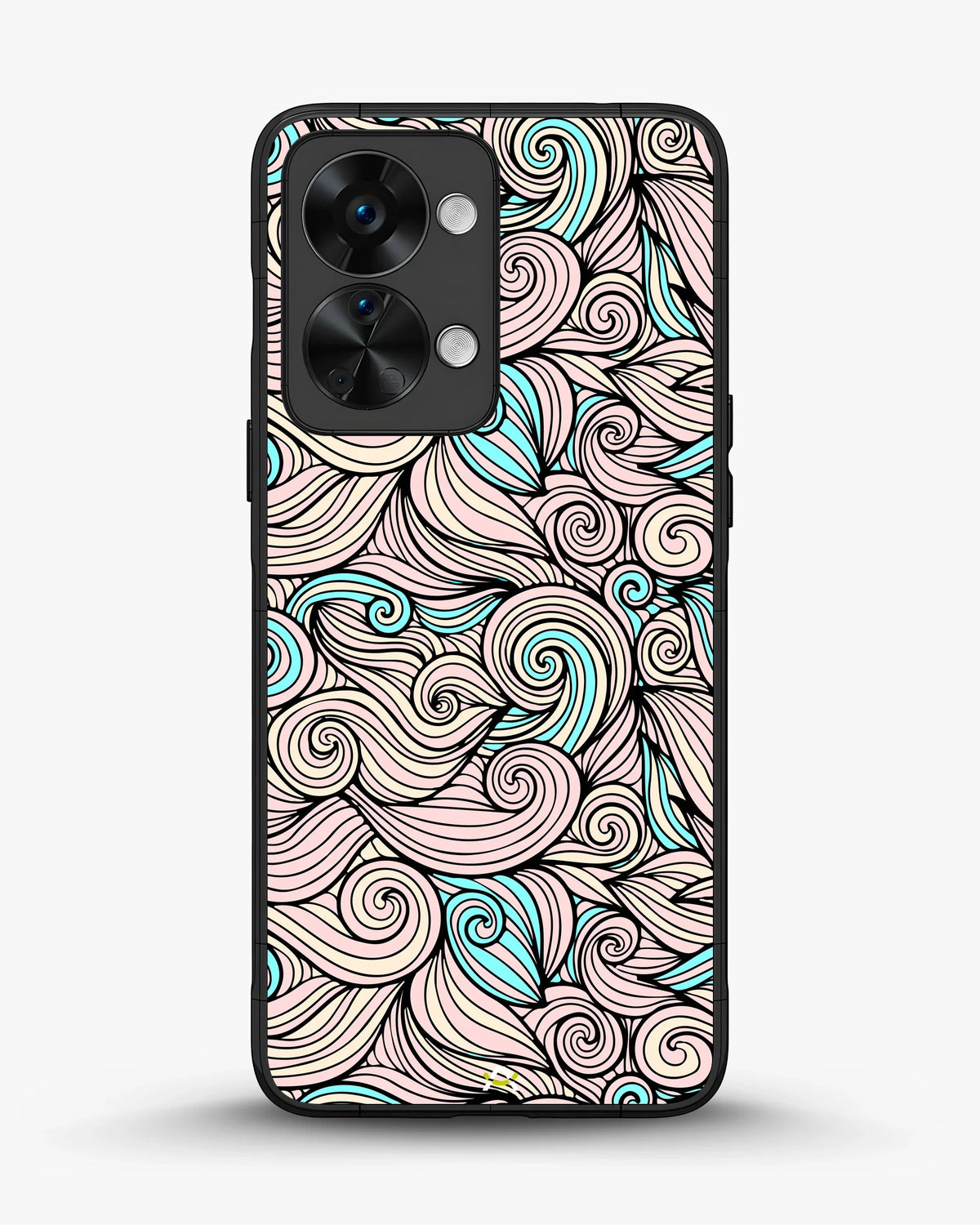 Swirl Pattern Phone Case - Dreamy Pink & Blue Print for iPhone, Samsung, Pixel, OnePlus & Vivo