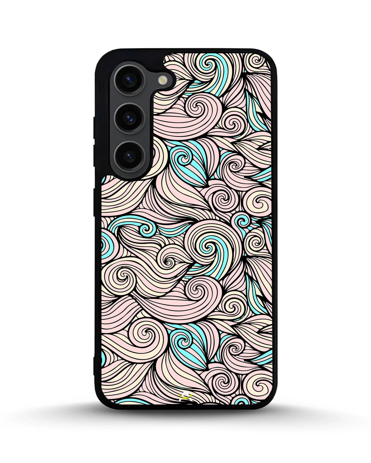 Swirl Pattern Phone Case - Dreamy Pink & Blue Print for iPhone, Samsung, Pixel, OnePlus & Vivo