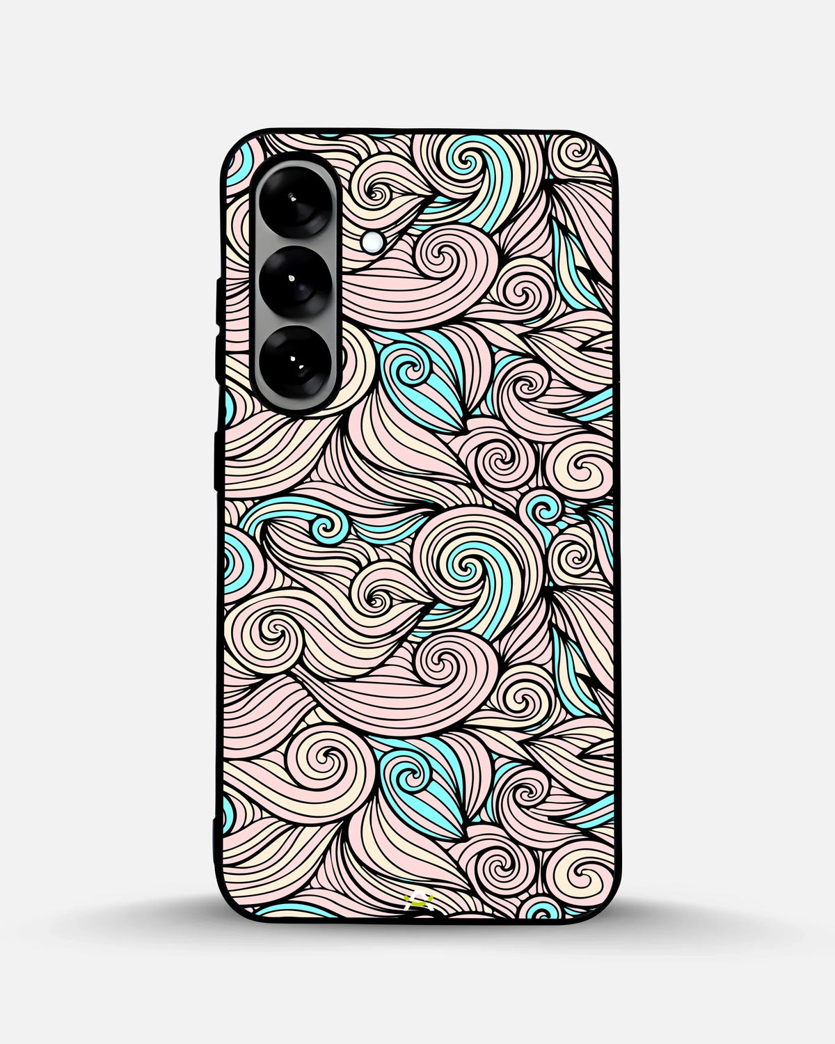 Swirl Pattern Phone Case - Dreamy Pink & Blue Print for iPhone, Samsung, Pixel, OnePlus & Vivo