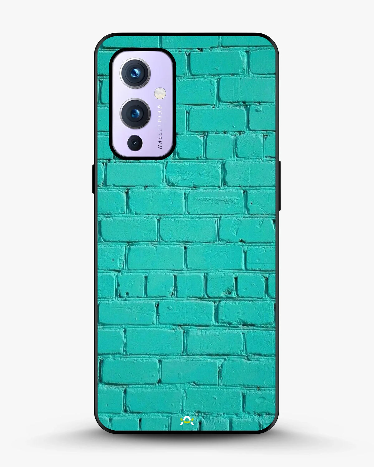 Teal Brick Wall Phone Case - Turquoise Painted Masonry Print for iPhone, Samsung, Pixel, OnePlus & Vivo