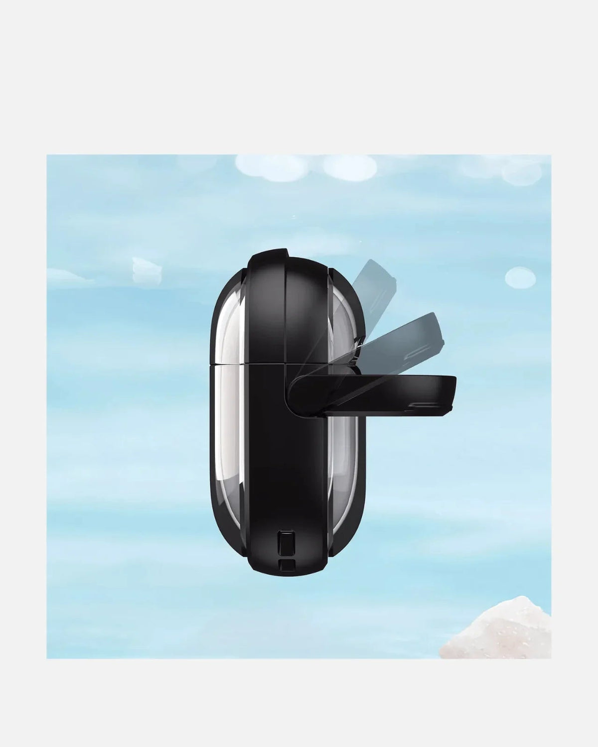 Transparent Shockproof AirPods Case with Kickstand – For AirPods Pro / Pro 2 / AirPods 4
