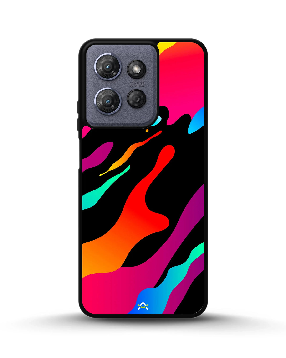 Vibrant Fluid Abstract Phone Case - Bold Multicolor Print for iPhone, Samsung, Pixel, OnePlus & Vivo