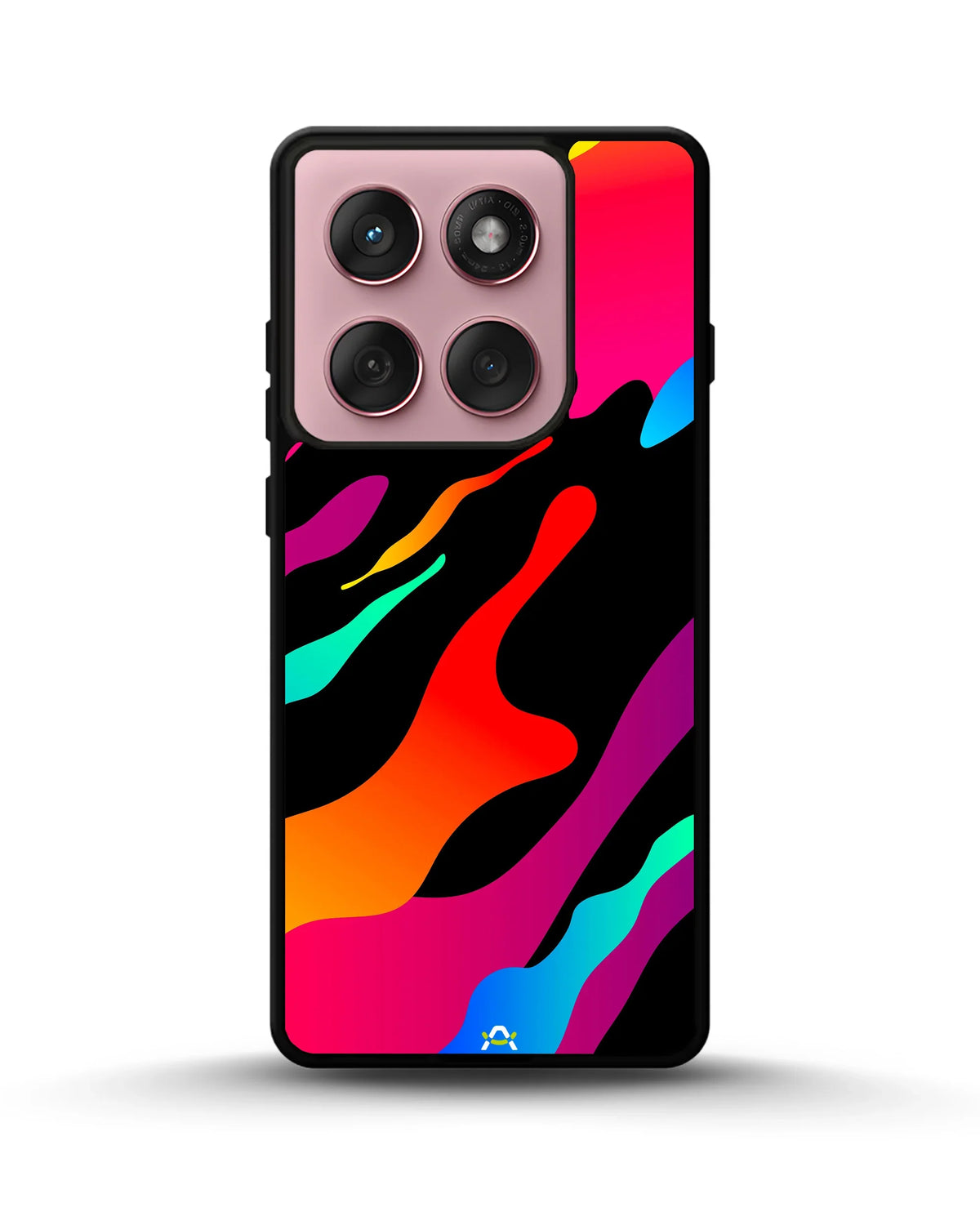 Vibrant Fluid Abstract Phone Case - Bold Multicolor Print for iPhone, Samsung, Pixel, OnePlus & Vivo