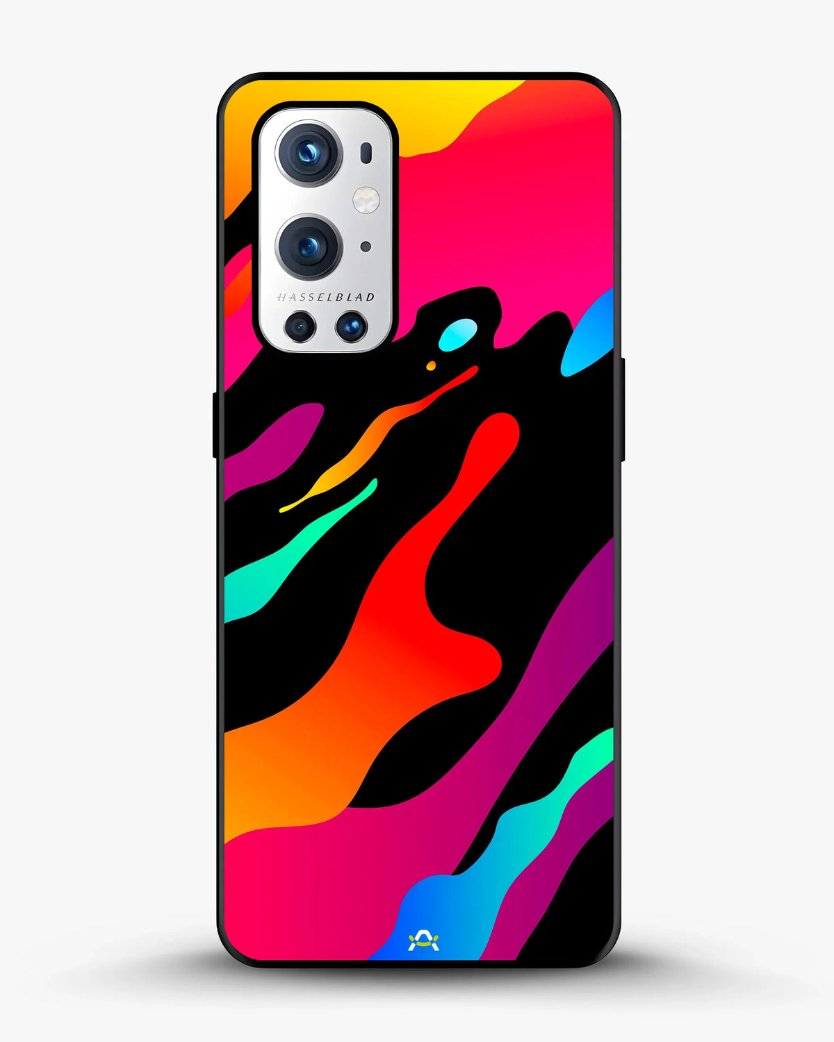 Vibrant Fluid Abstract Phone Case - Bold Multicolor Print for iPhone, Samsung, Pixel, OnePlus & Vivo
