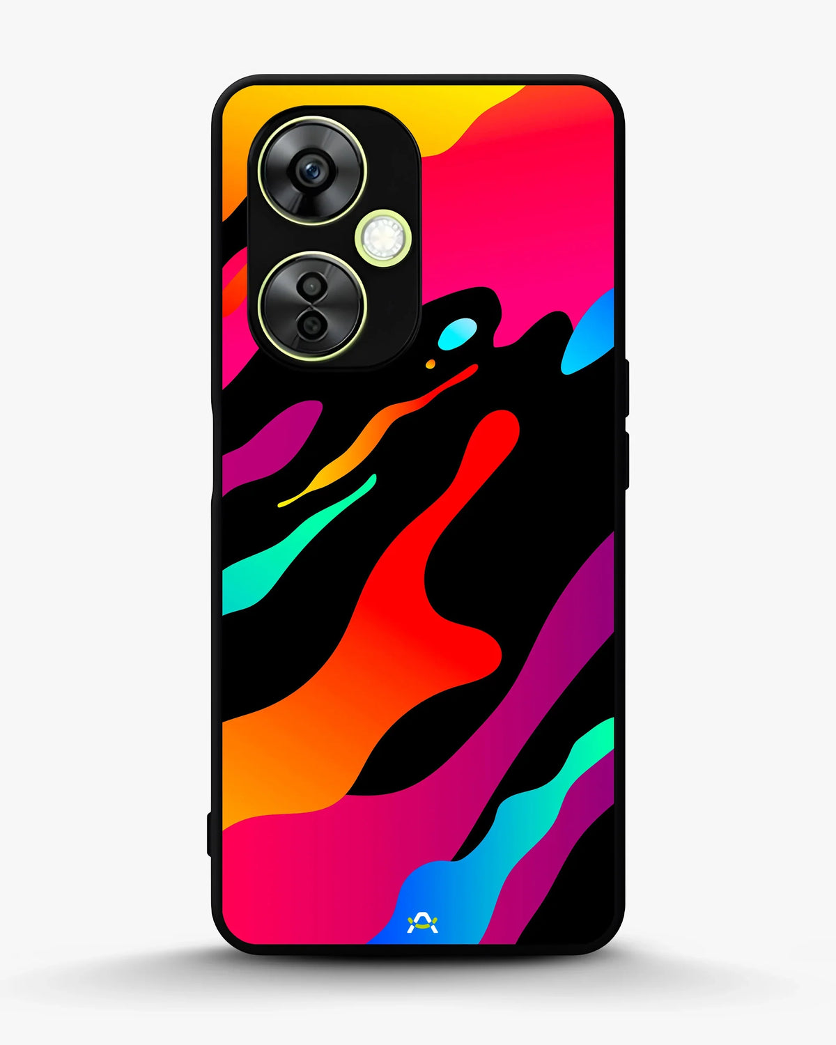 Vibrant Fluid Abstract Phone Case - Bold Multicolor Print for iPhone, Samsung, Pixel, OnePlus & Vivo