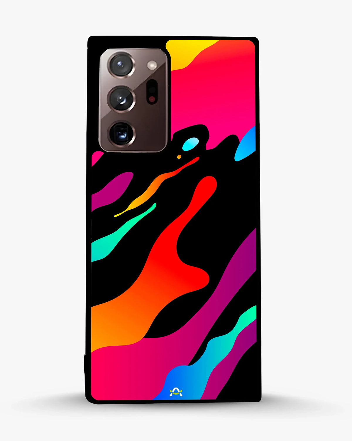 Vibrant Fluid Abstract Phone Case - Bold Multicolor Print for iPhone, Samsung, Pixel, OnePlus & Vivo