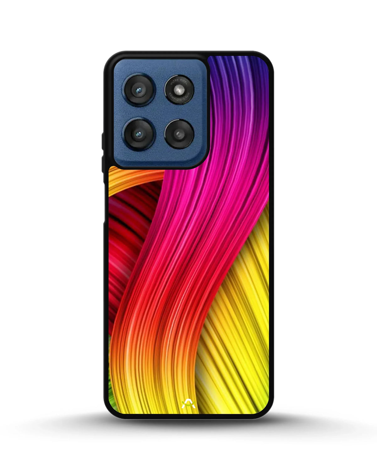 Vibrant Silk Waves Phone Case - Flowing Rainbow Strands Print for iPhone, Samsung, Pixel, OnePlus & Vivo