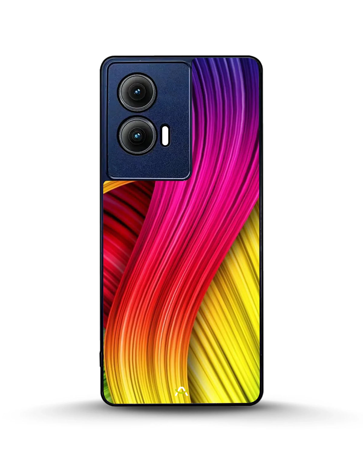 Vibrant Silk Waves Phone Case - Flowing Rainbow Strands Print for iPhone, Samsung, Pixel, OnePlus & Vivo