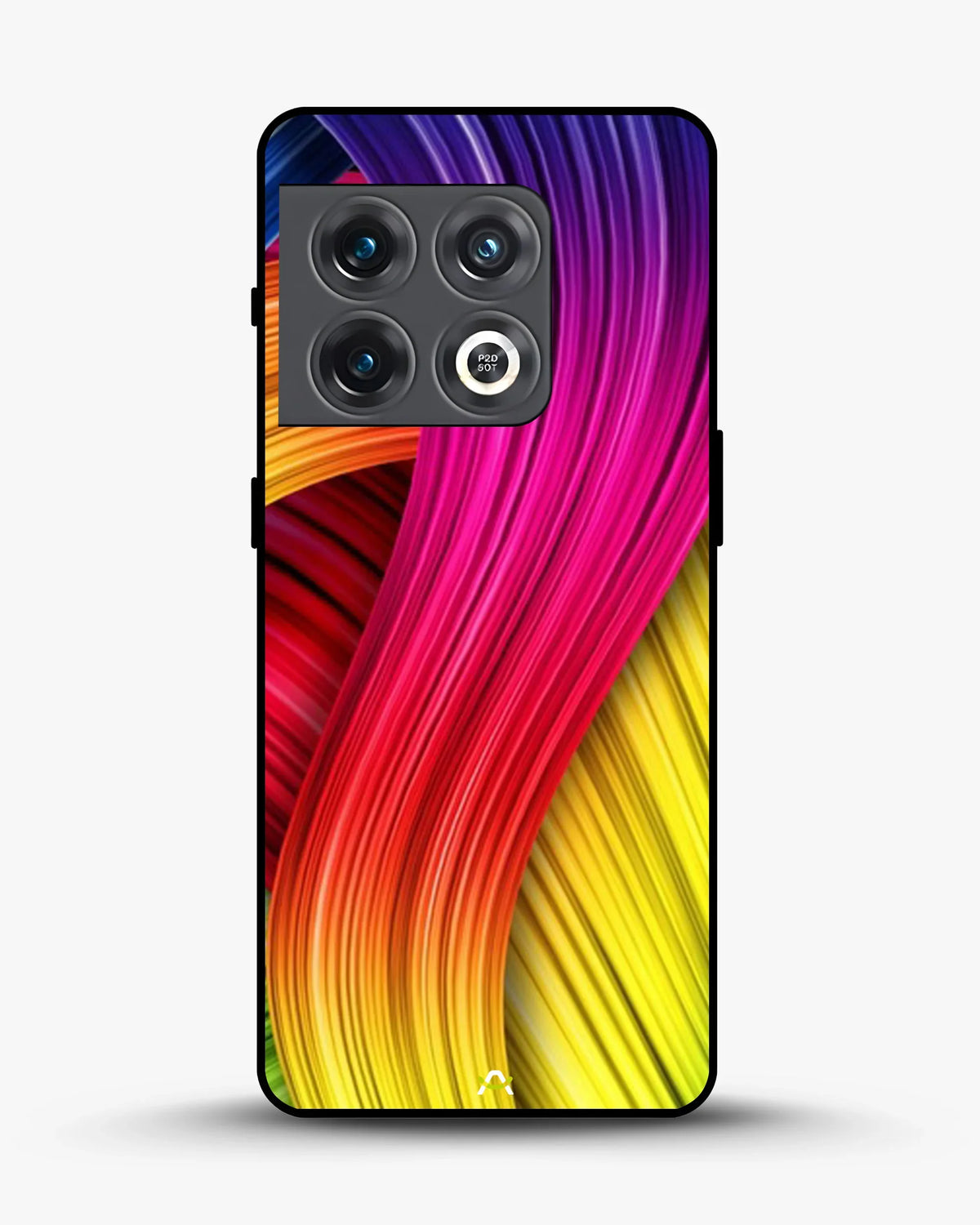 Vibrant Silk Waves Phone Case - Flowing Rainbow Strands Print for iPhone, Samsung, Pixel, OnePlus & Vivo