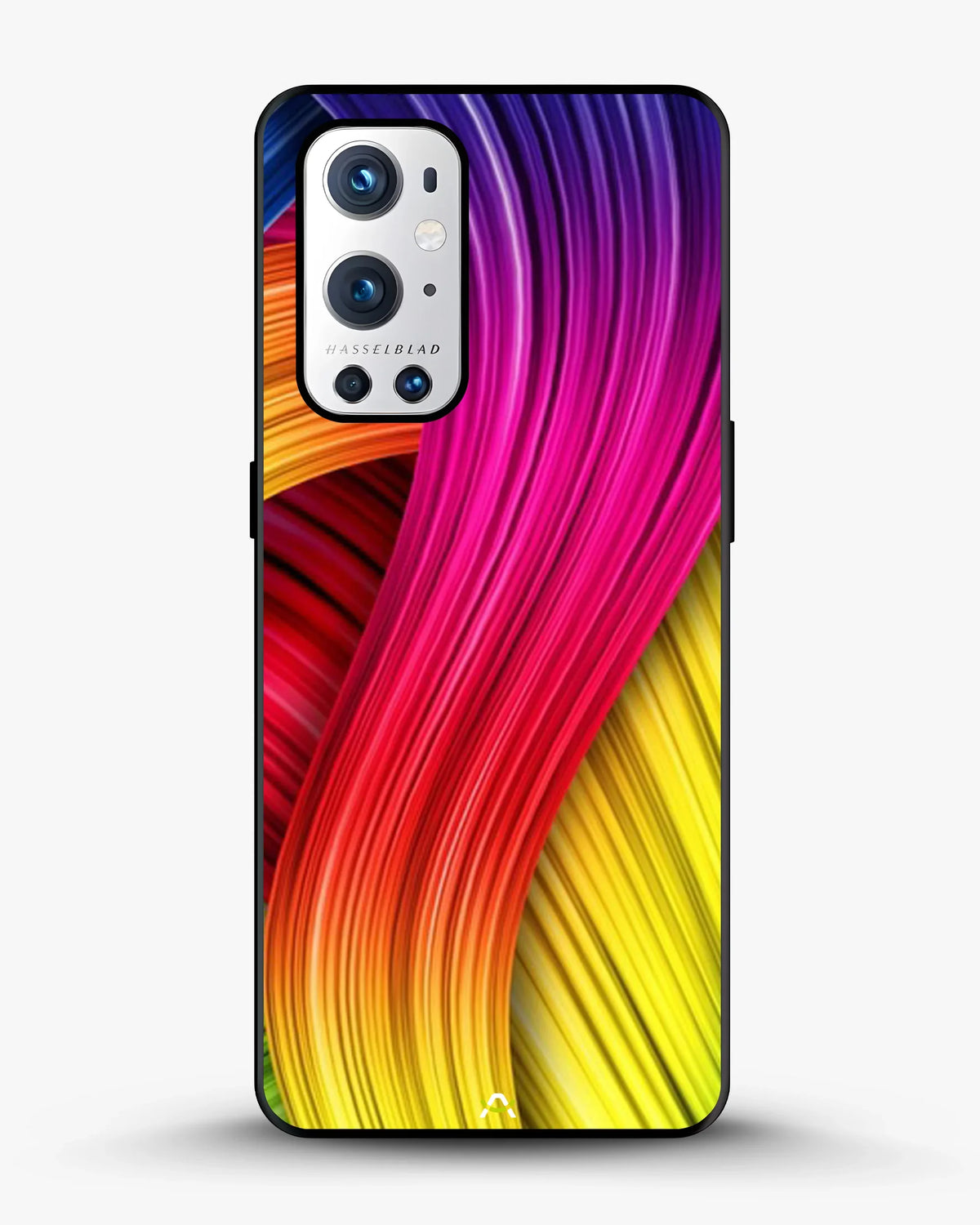 Vibrant Silk Waves Phone Case - Flowing Rainbow Strands Print for iPhone, Samsung, Pixel, OnePlus & Vivo