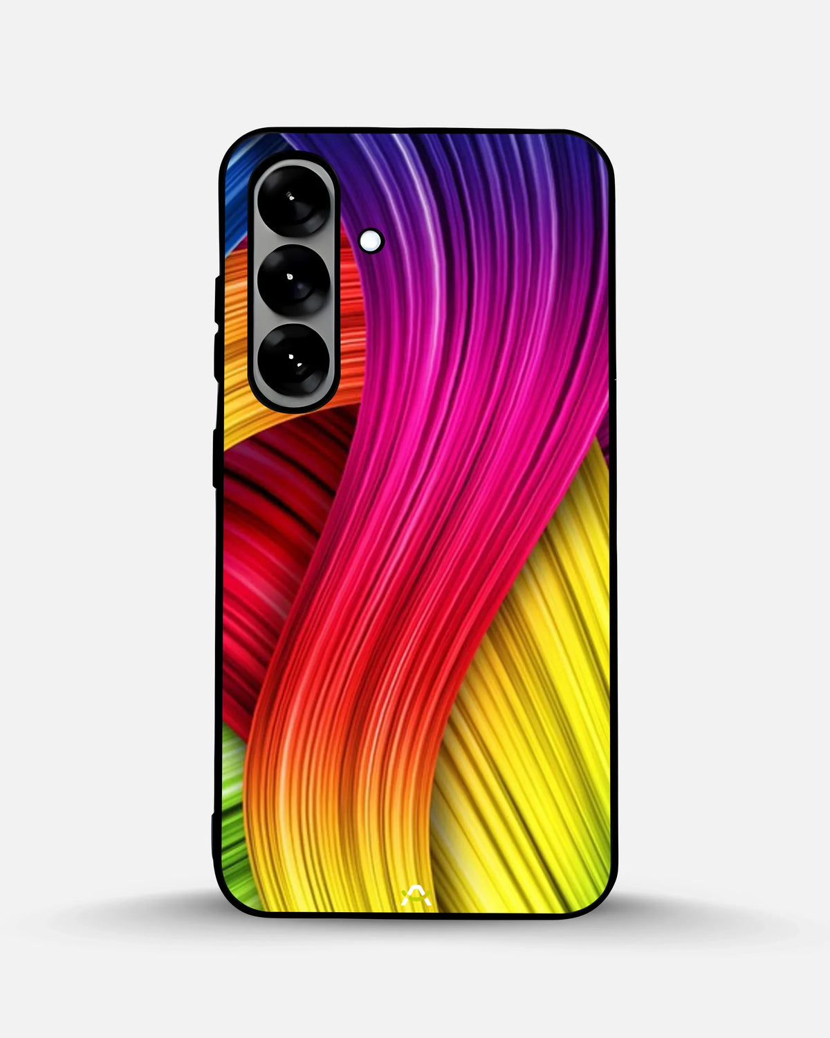 Vibrant Silk Waves Phone Case - Flowing Rainbow Strands Print for iPhone, Samsung, Pixel, OnePlus & Vivo