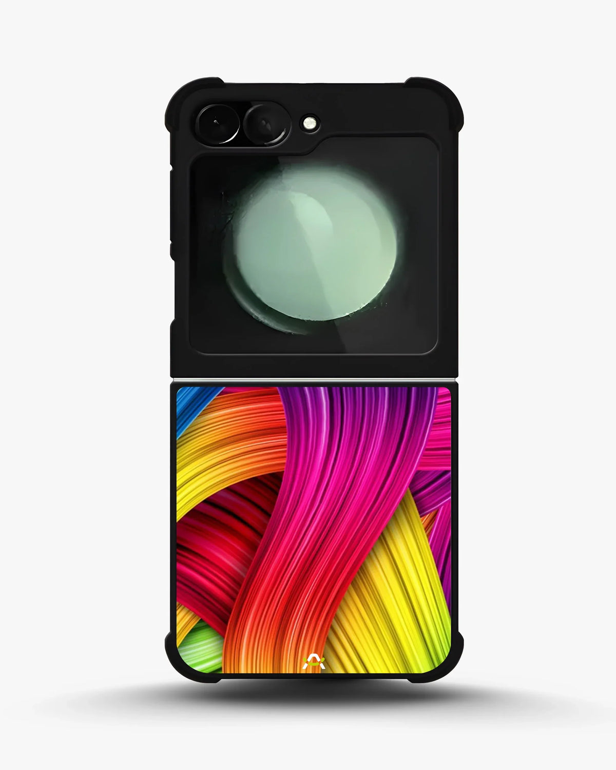 Vibrant Silk Waves Phone Case - Flowing Rainbow Strands Print for iPhone, Samsung, Pixel, OnePlus & Vivo
