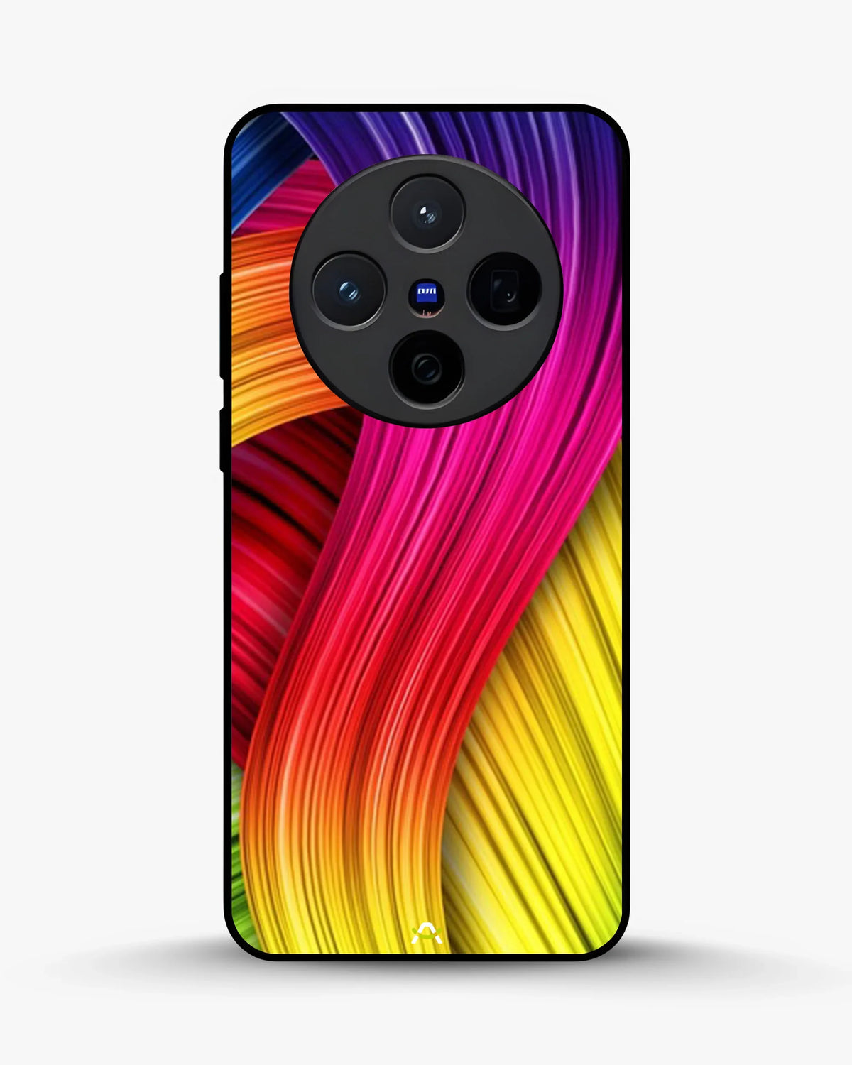Vibrant Silk Waves Phone Case - Flowing Rainbow Strands Print for iPhone, Samsung, Pixel, OnePlus & Vivo