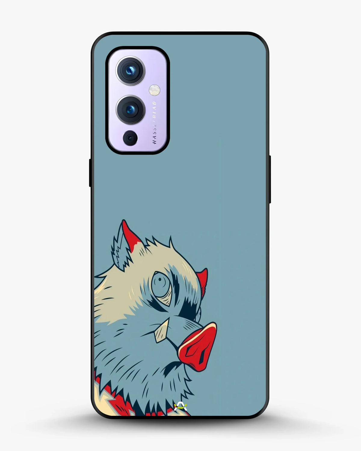 Wolf Graphic Phone Case - Bold Blue & Red Print for iPhone, Samsung, Pixel, OnePlus & Vivo