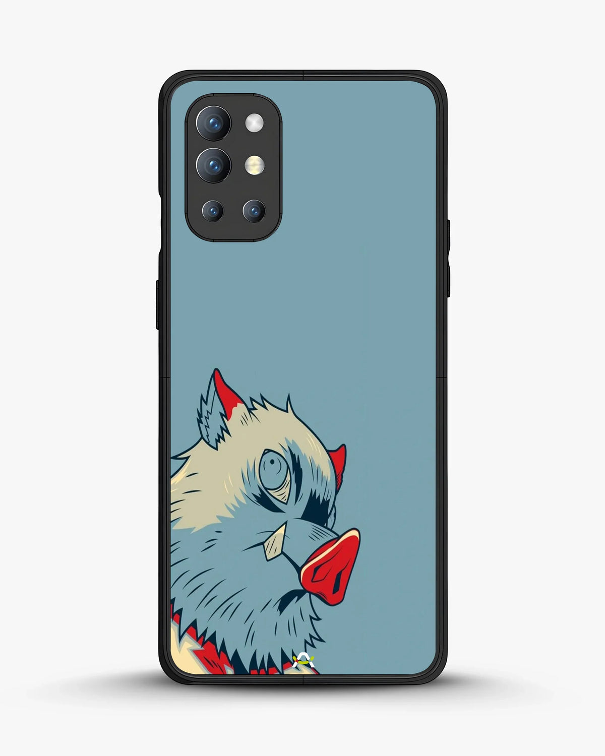 Wolf Graphic Phone Case - Bold Blue & Red Print for iPhone, Samsung, Pixel, OnePlus & Vivo