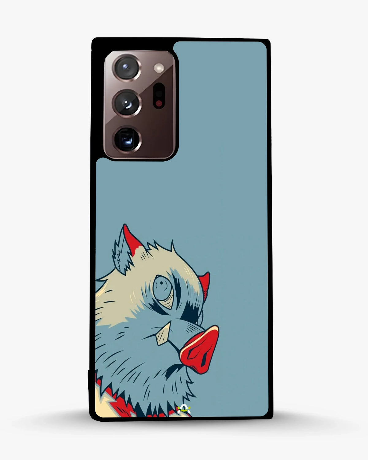 Wolf Graphic Phone Case - Bold Blue & Red Print for iPhone, Samsung, Pixel, OnePlus & Vivo
