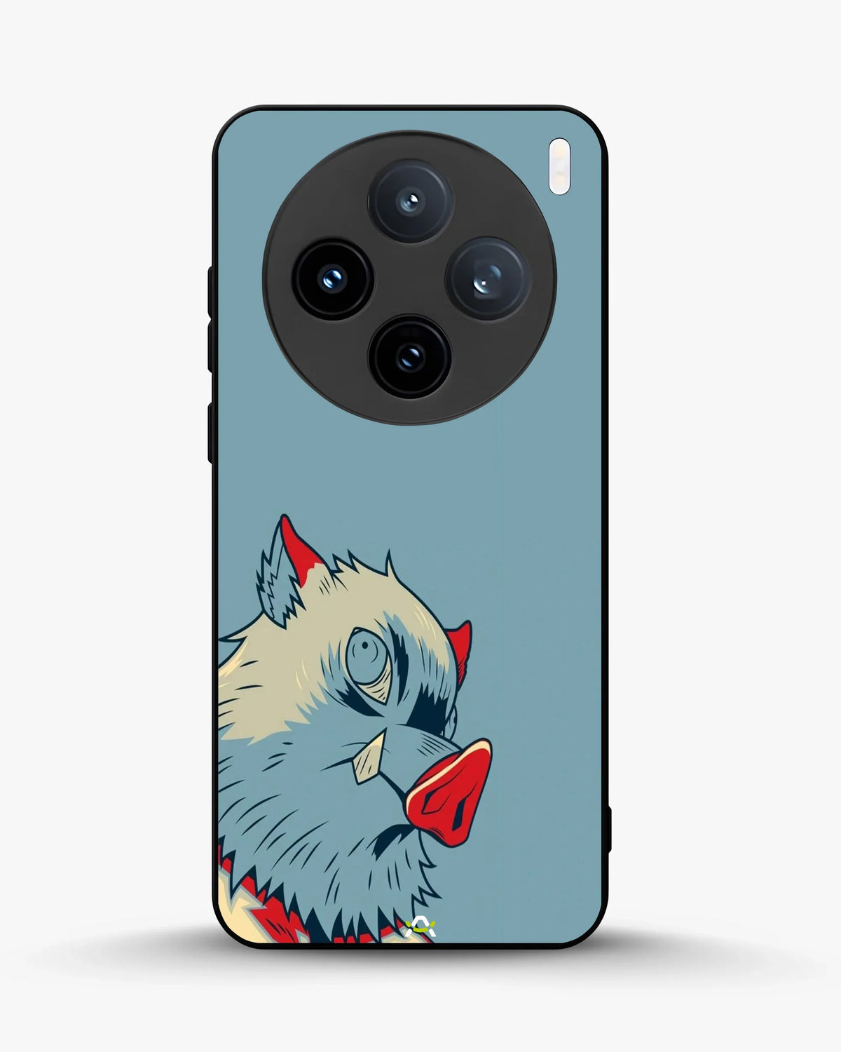 Wolf Graphic Phone Case - Bold Blue & Red Print for iPhone, Samsung, Pixel, OnePlus & Vivo