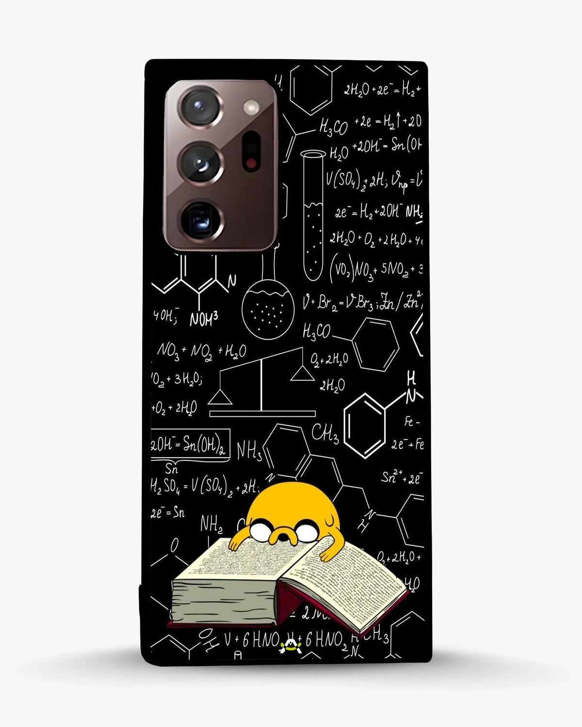 Yellow Cartoon Dog Phone Case - Quirky Black & Yellow Print for iPhone, Samsung, Pixel, OnePlus & Vivo