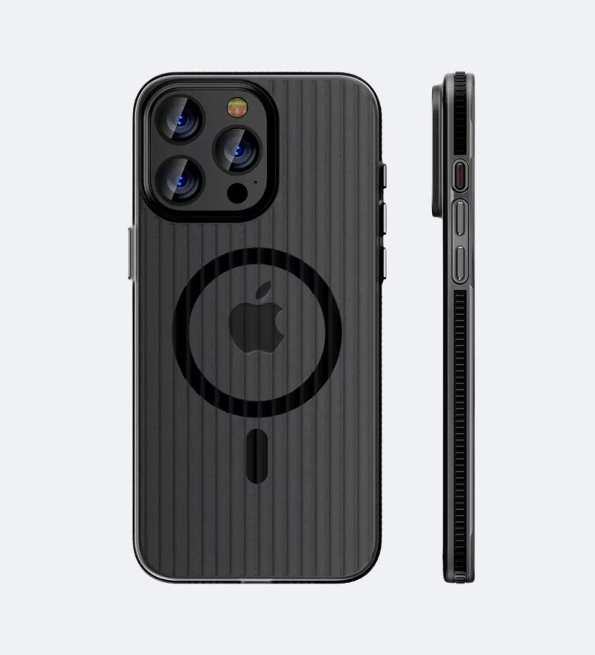 Corrugated Hybrid MagSafe Case for iPhone - Black