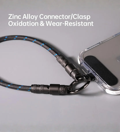 ROCK R15 Phone Lanyard + Fast-Charging Data Cable - Black