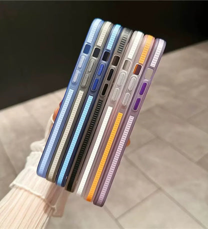 Corrugated Hybrid MagSafe Case Cover for iPhone - White