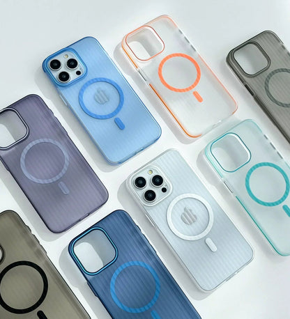 Corrugated Hybrid MagSafe Case Cover for iPhone - Desert