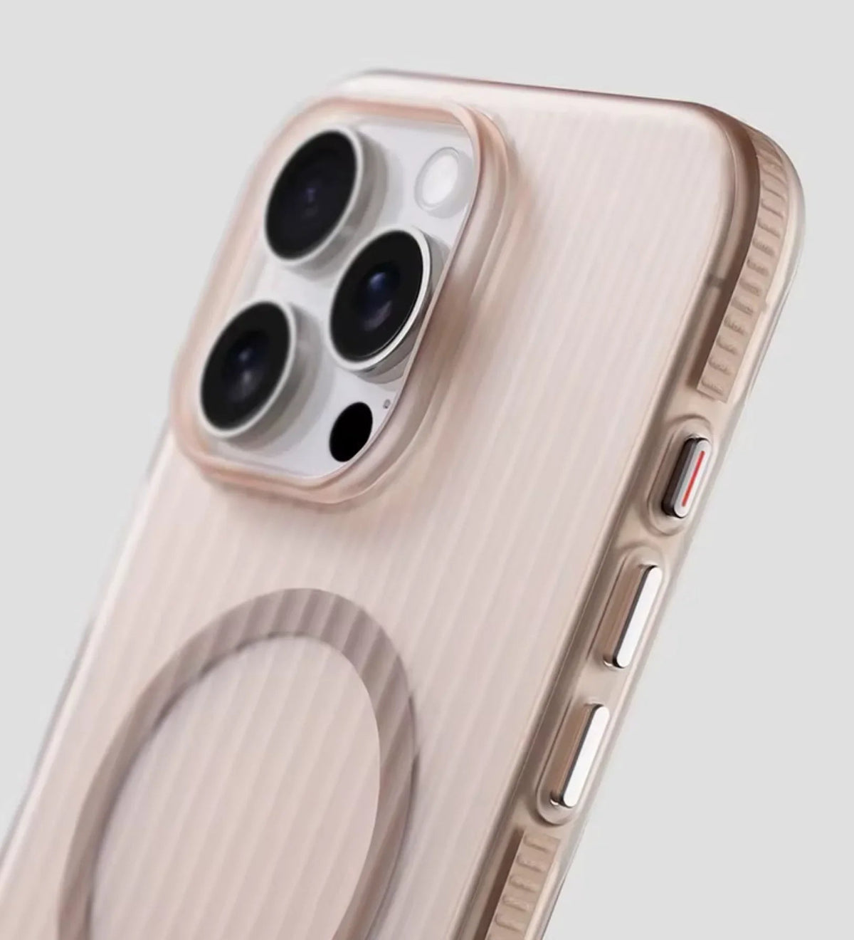 Corrugated Hybrid MagSafe Case Cover for iPhone - Desert