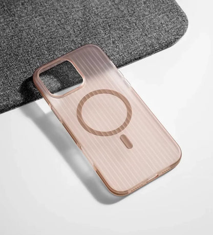 Corrugated Hybrid MagSafe Case Cover for iPhone - Desert