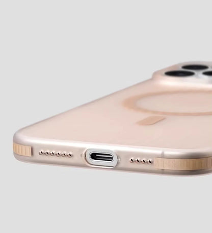 Corrugated Hybrid MagSafe Case Cover for iPhone - Desert