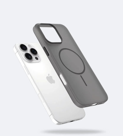 Frosted Ultra-Thin iPhone Case with MagSafe – Matte, 0.35 mm - Black