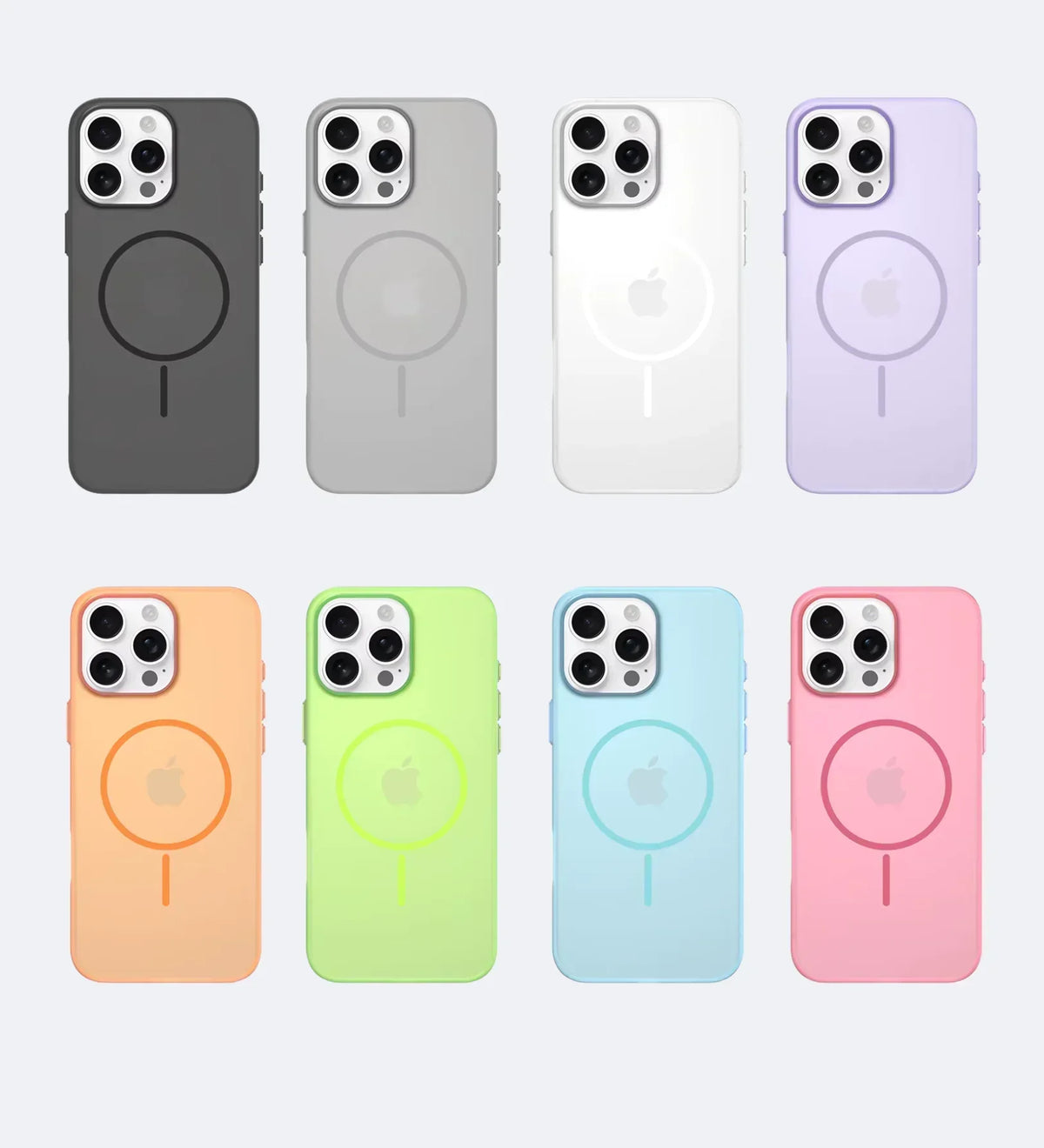 Frosted Ultra-Thin iPhone Case with MagSafe – Matte, 0.35 mm - Purple