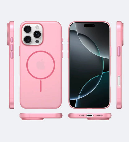 Frosted Ultra-Thin iPhone Case with MagSafe – Matte, 0.35 mm - Pink