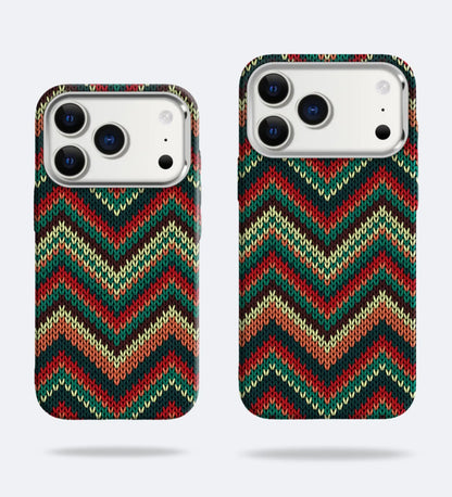 Knitted Pattern Carbon Fiber MagSafe iPhone Case Cover - Slim, Stylish & Protective