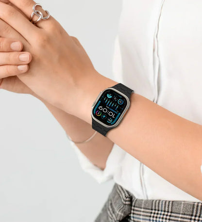 Creslia Magnetic Link Silicone Band for Apple Watch – Mauve Purple