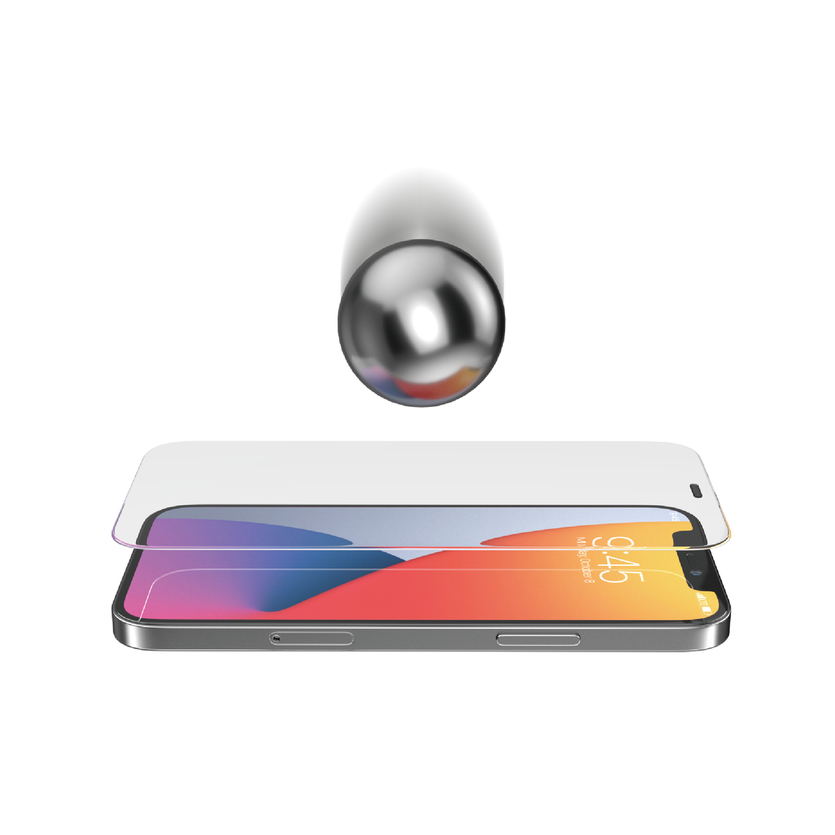 Sky View 2.75D Pro Fully Covered Anti-Dust Filter for iPhone 12