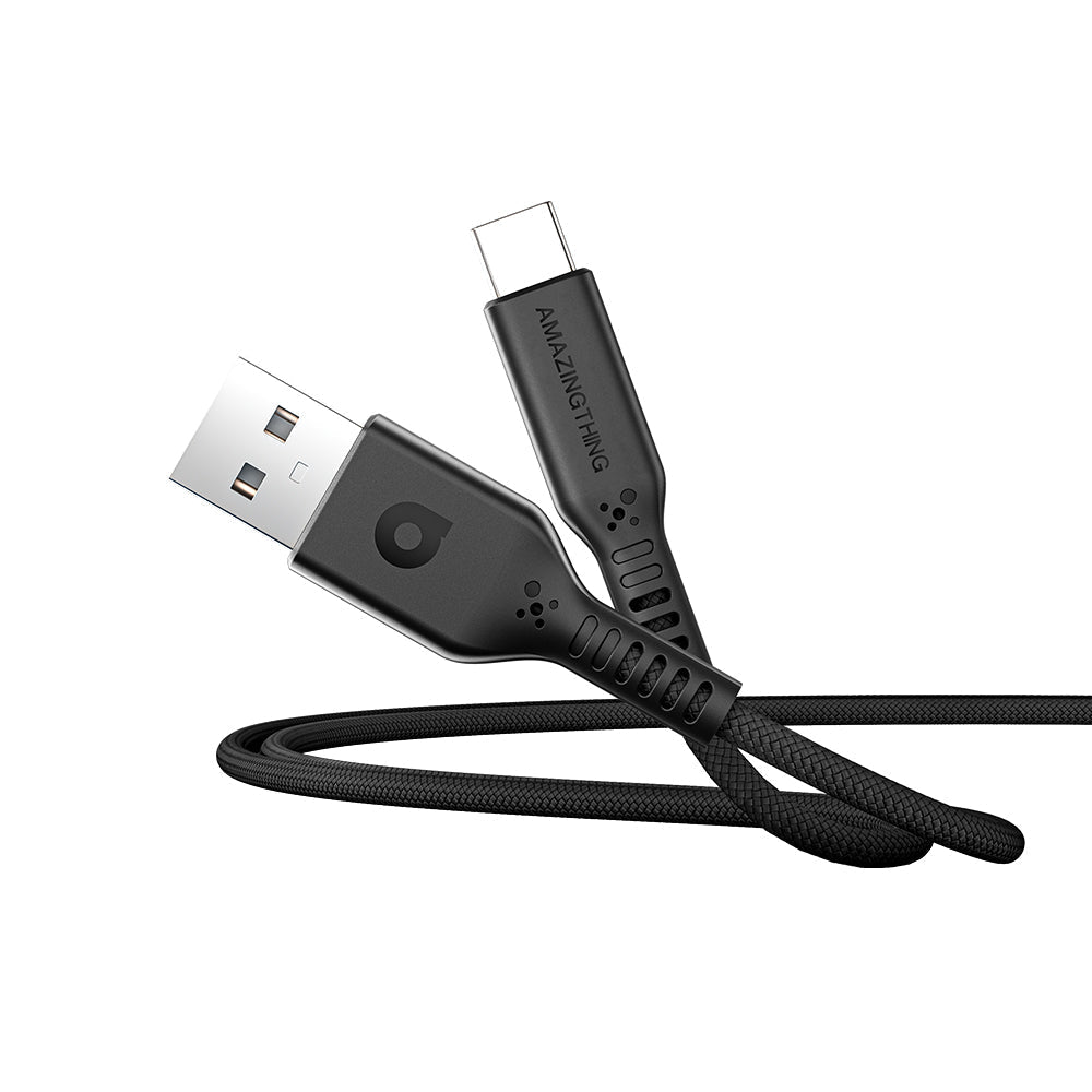 Speed Pro  USB-C to USB-A Cable 4A  | 1.1M (Black)