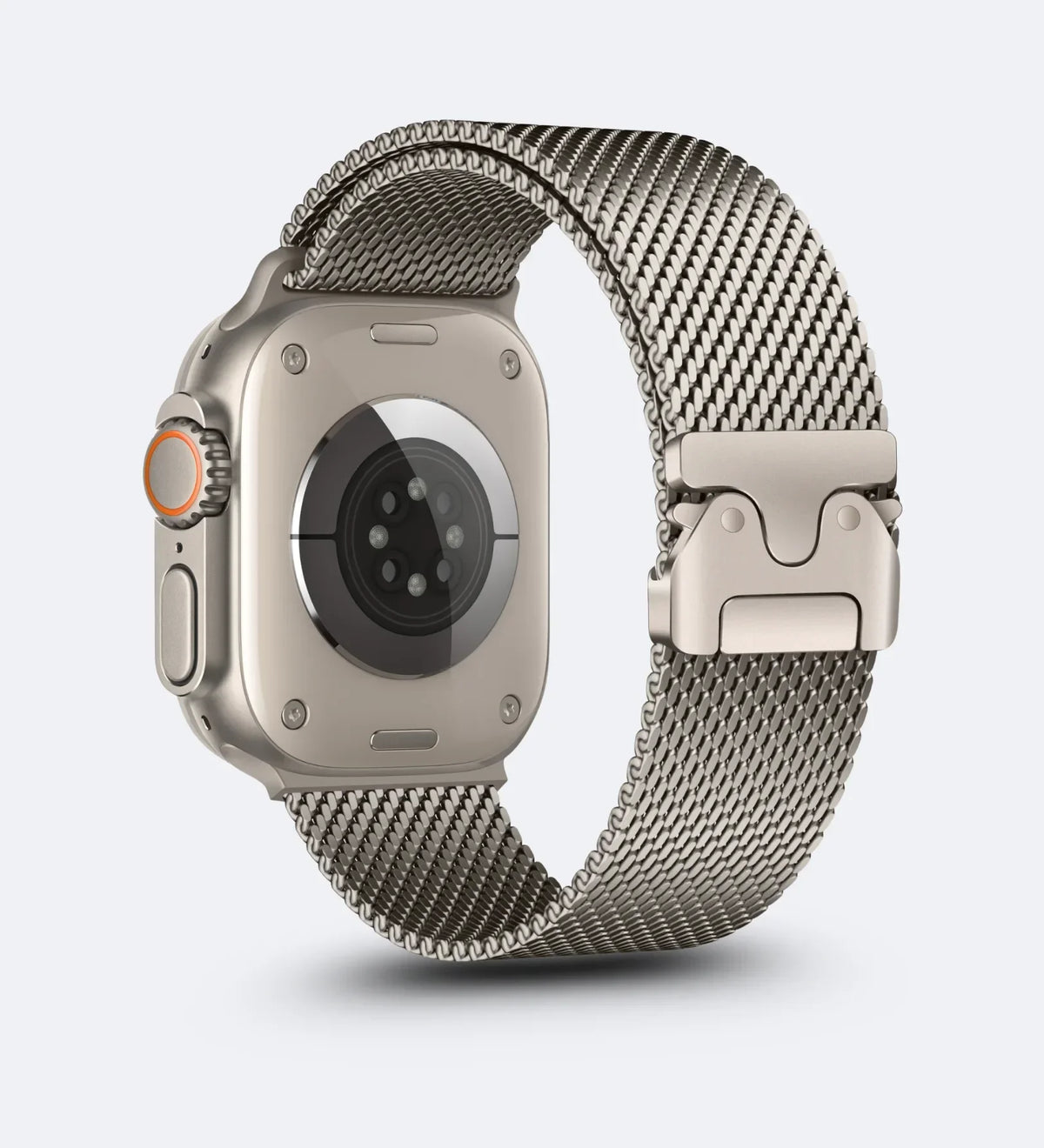 Stainless Steel Mesh Band - Compatible with Apple Watch - Desert Titanium
