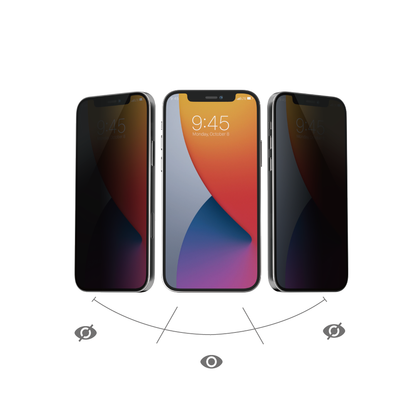 SupremeGlass 28 Privacy 2.75D Fully Covered Anti-Dust Filter for iPhone 12