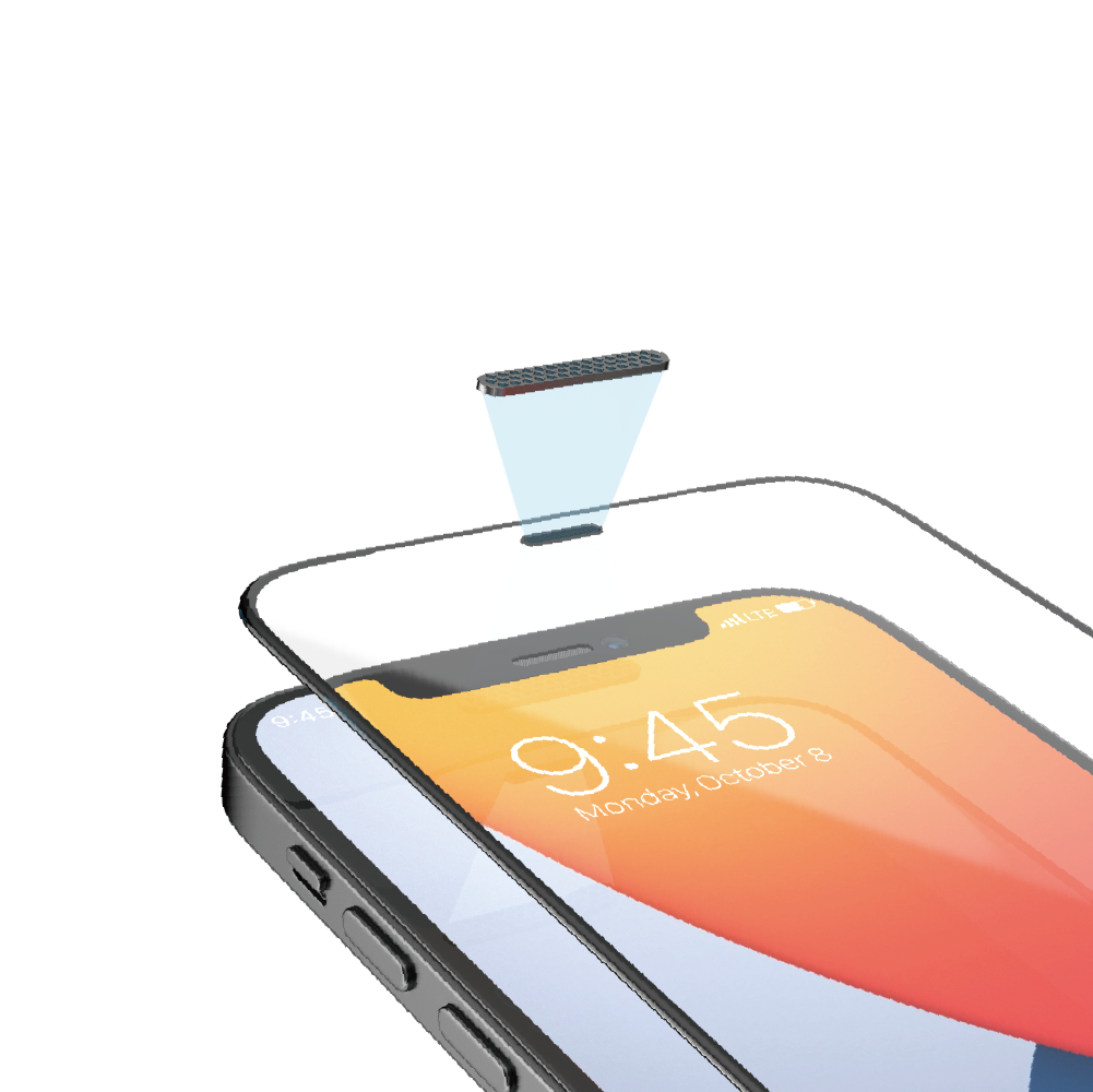 SupremeGlass 2.75D Fully Covered Dust Filter for iPhone 12