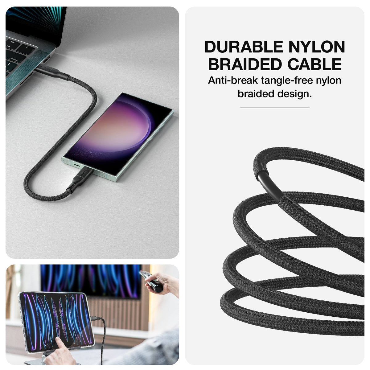 SyncCord Pro 240W USB3.2 Charging Keychain